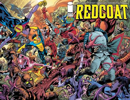 REDCOAT #17 CVR D BRYAN HITCH & BRAD ANDERSON INVINCIBLE TEAM UP WRAPAROUND VAR (18 Mar Release)
