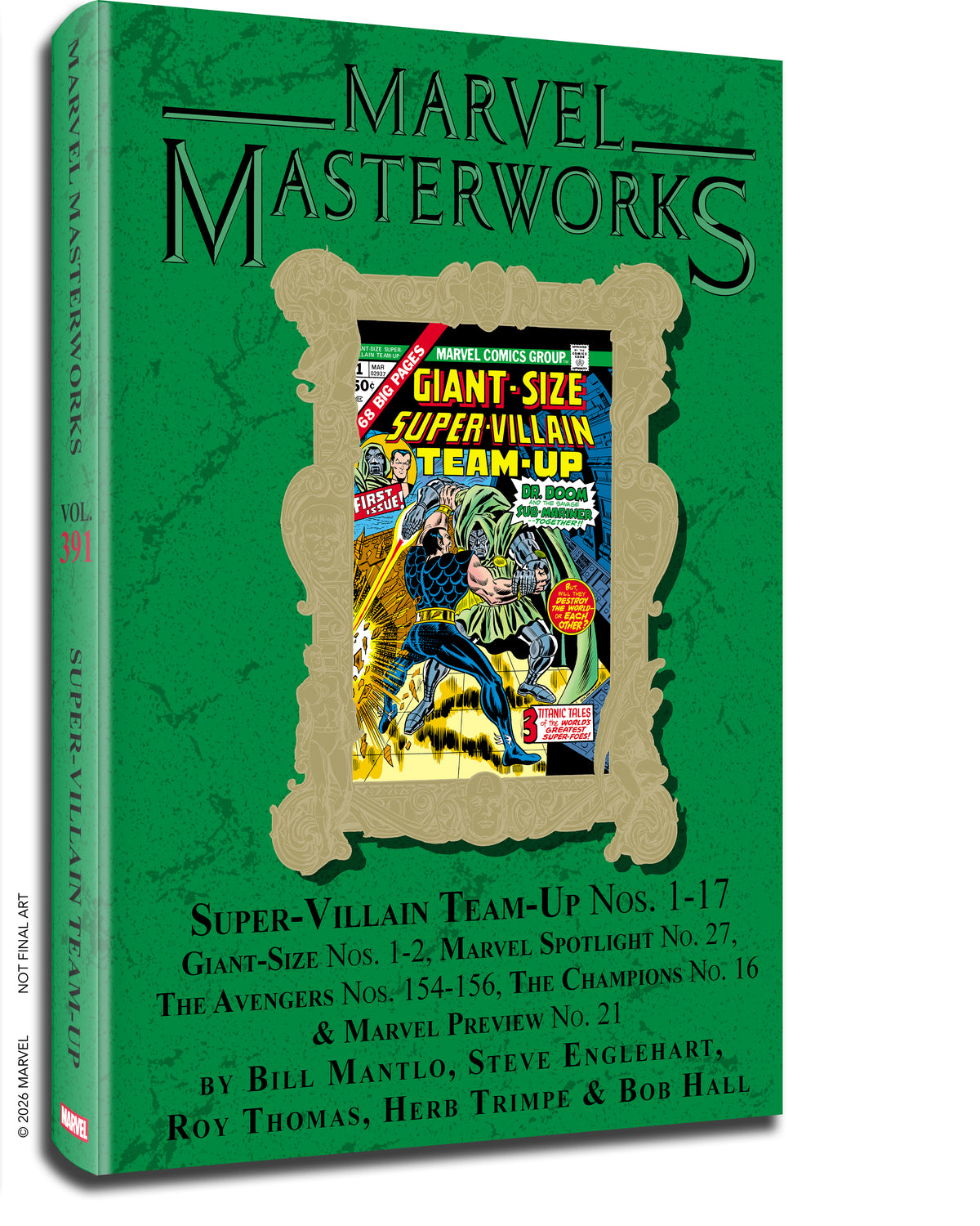MARVEL MASTERWORKS SUPER-VILLAIN TEAM-UP HC VOL 01 RON WILSON DIRECT MARKET EDITION CVR | CLOVER PRESS | Comicbookeroo