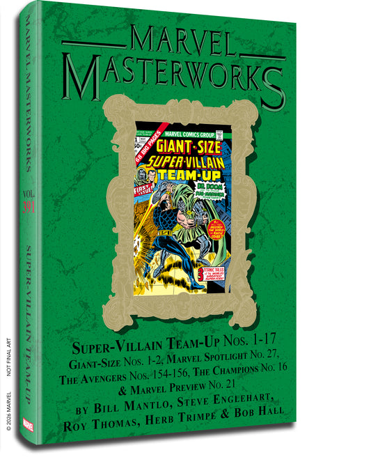 MARVEL MASTERWORKS SUPER-VILLAIN TEAM-UP HC VOL 01 RON WILSON DIRECT MARKET EDITION CVR | CLOVER PRESS | Comicbookeroo