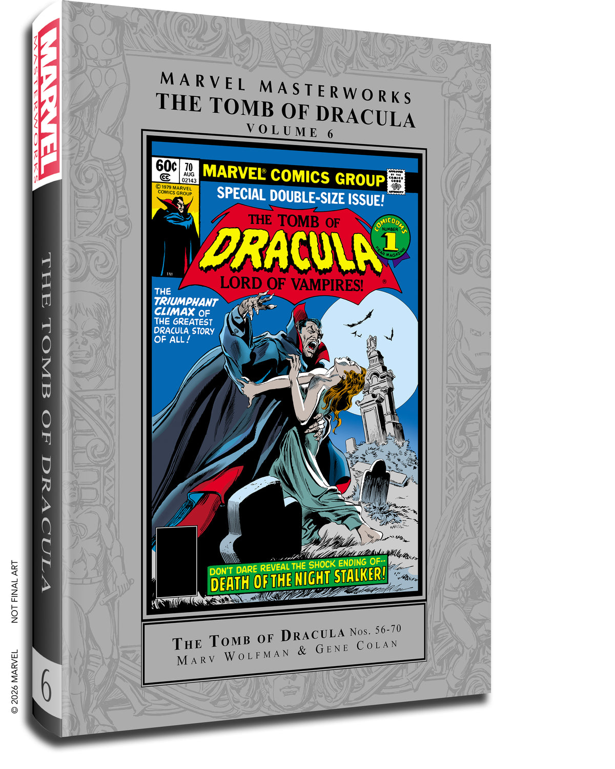MARVEL MASTERWORKS TOMB OF DRACULA HC VOL 06 GENE COLAN REGULAR EDITION | CLOVER PRESS | Comicbookeroo