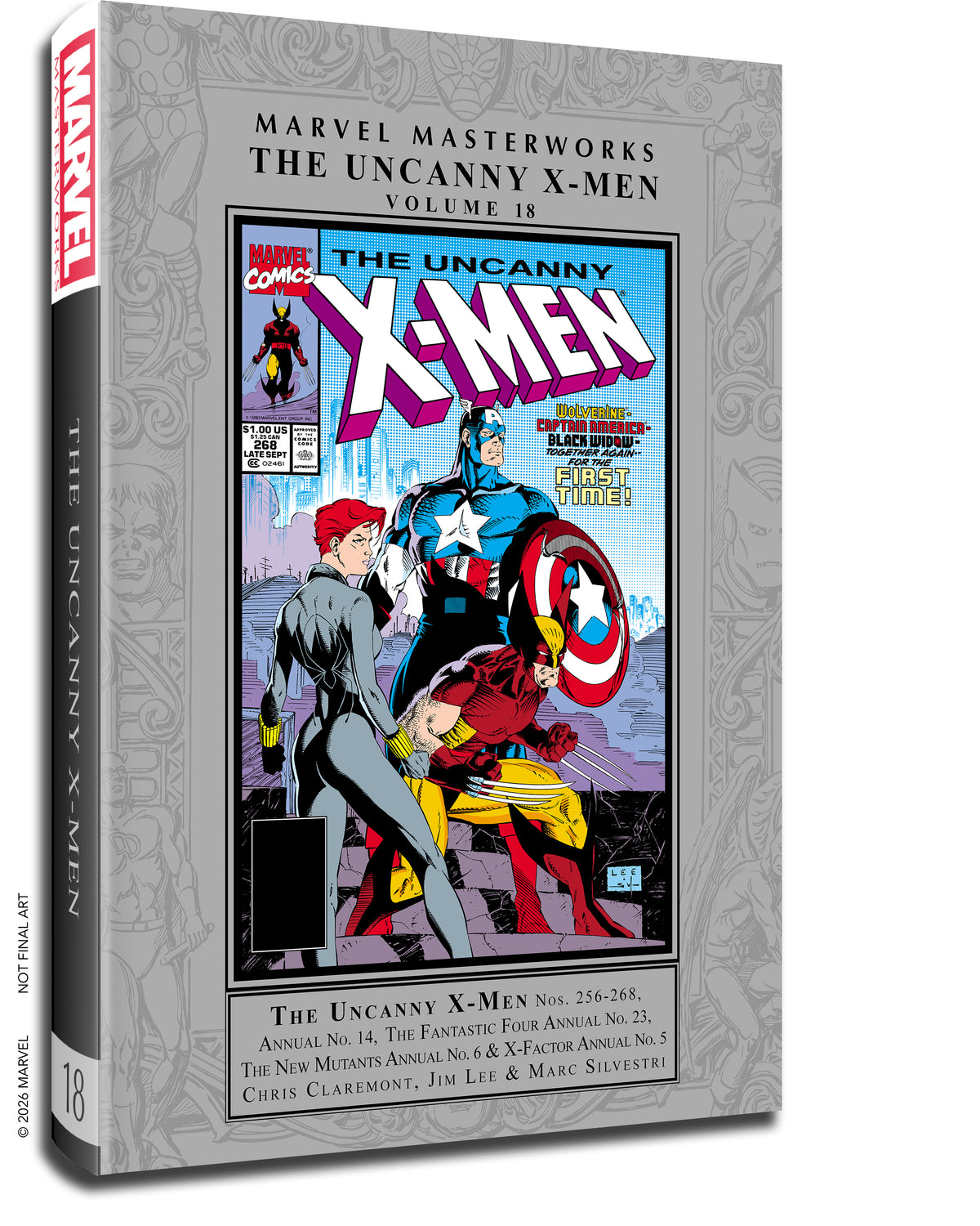 MARVEL MASTERWORKS UNCANNY X-MEN HC VOL 18 JIM LEE REGULAR EDITION | CLOVER PRESS | Comicbookeroo