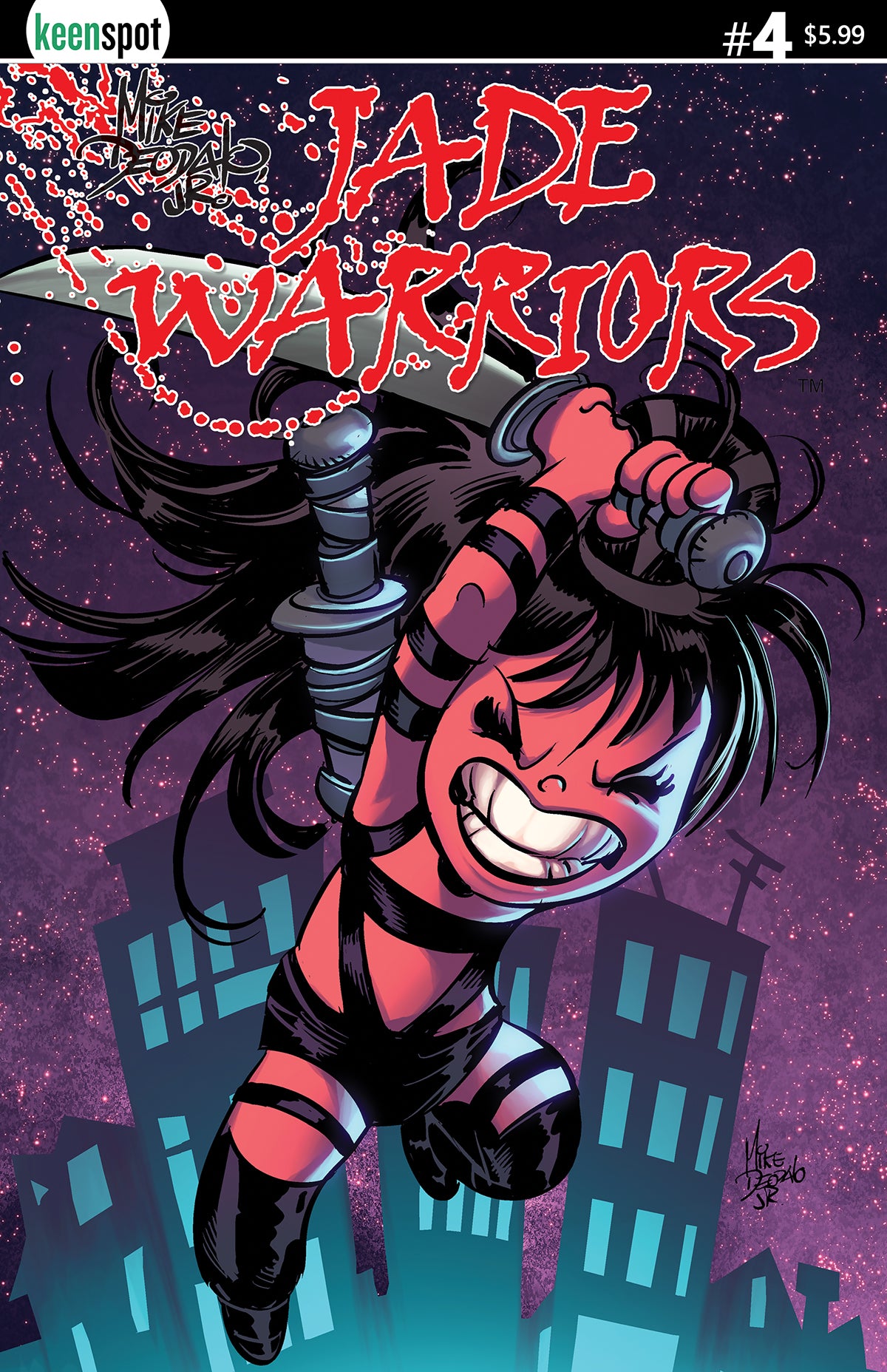 JADE WARRIORS #4 CVR B MIKE DEODATO ADORABLY DEADLY VAR