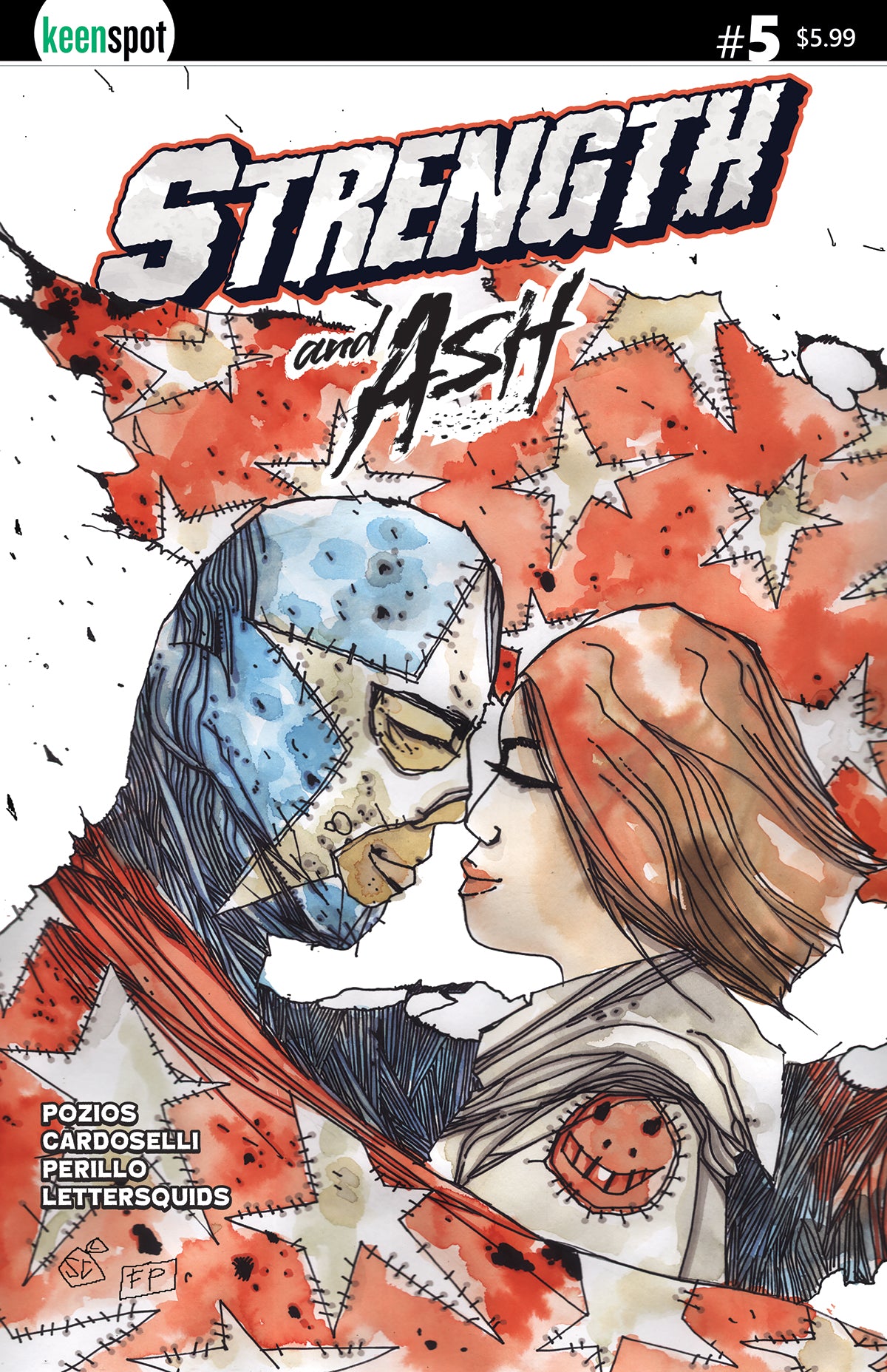 STRENGTH & ASH #5 CVR A STEFANO CARDOSELLI FRANCESCA PERILLO LOVERS