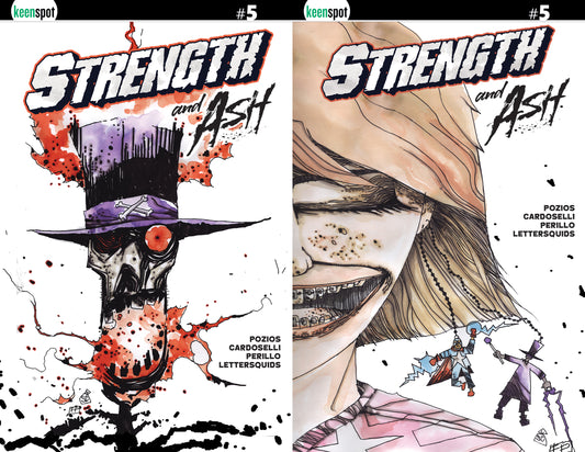 STRENGTH & ASH #5 CVR D STEFANO CARDOSELLI FRANCESCA PERILLO HOLOFOIL FLIP VAR | EX POSSE HOLDINGS | Comicbookeroo