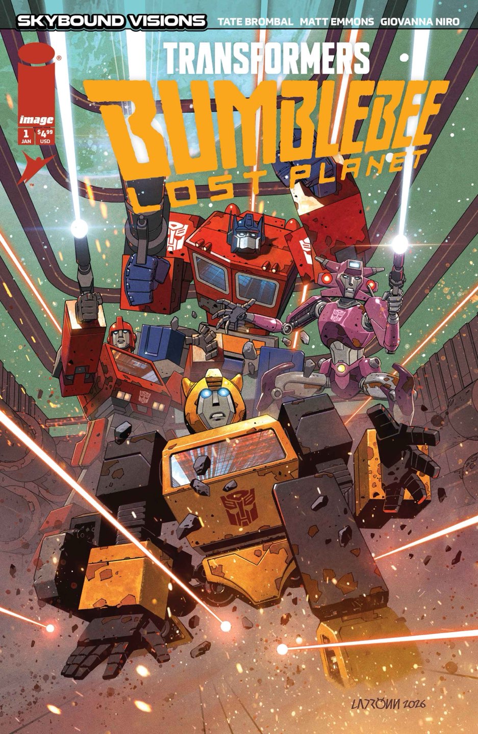 TRANSFORMERS BUMBLEBEE LOST PLANET #1