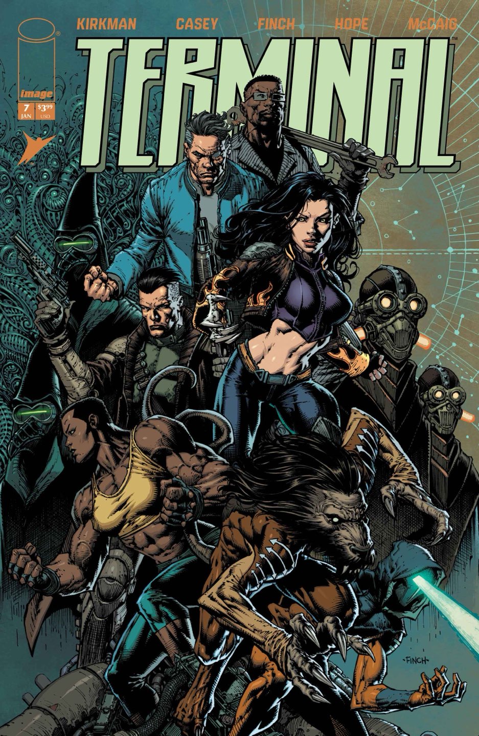 TERMINAL #7 CVR A DAVID FINCH & DAVE MCCAIG