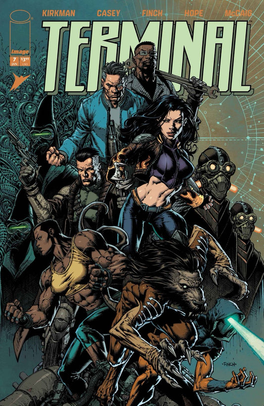 TERMINAL #7 CVR A DAVID FINCH & DAVE MCCAIG