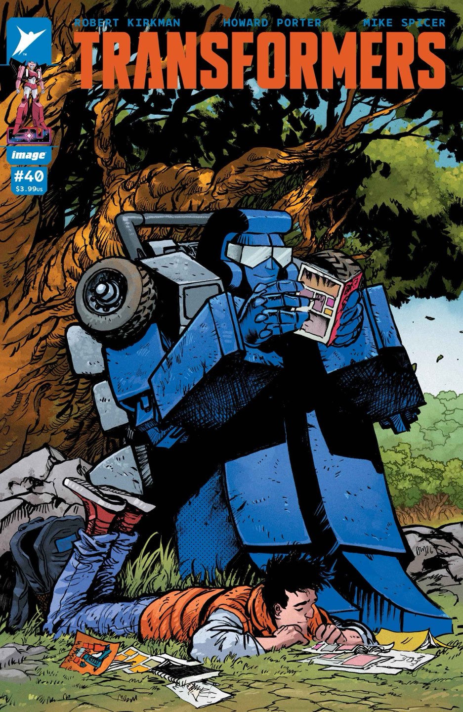 TRANSFORMERS #40 CVR B DANIEL WARREN JOHNSON & MIKE SPICER VAR