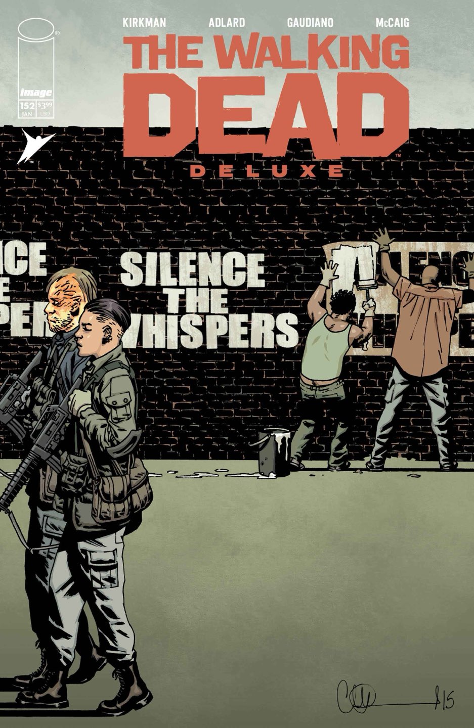 WALKING DEAD DELUXE #152 CVR B CHARLIE ADLARD & DAVE MCCAIG VAR
