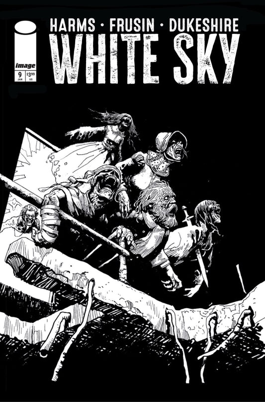 WHITE SKY #9 CVR B MARCELO FRUSIN B&W VAR
