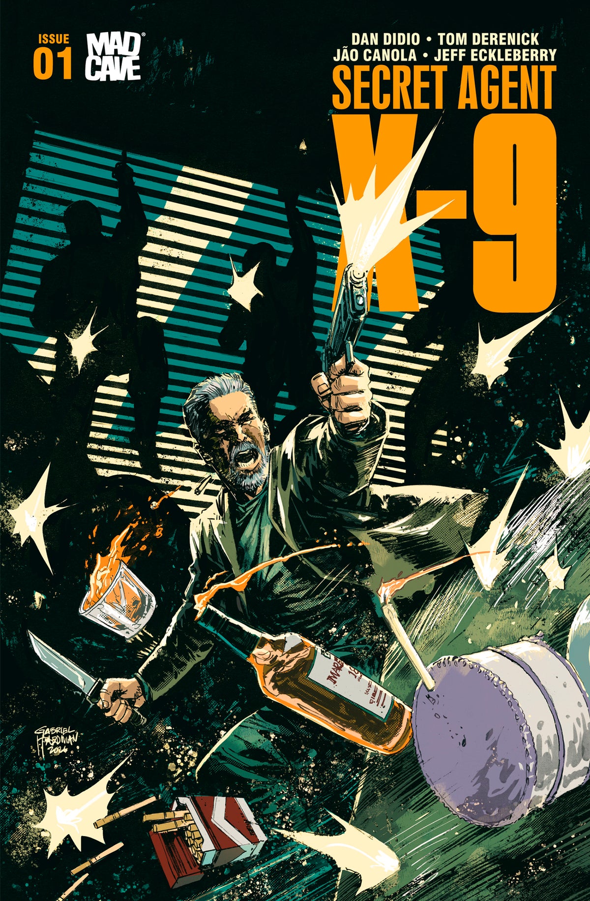 SECRET AGENT X9 #1 CVR D GABRIEL HARDMAN VAR