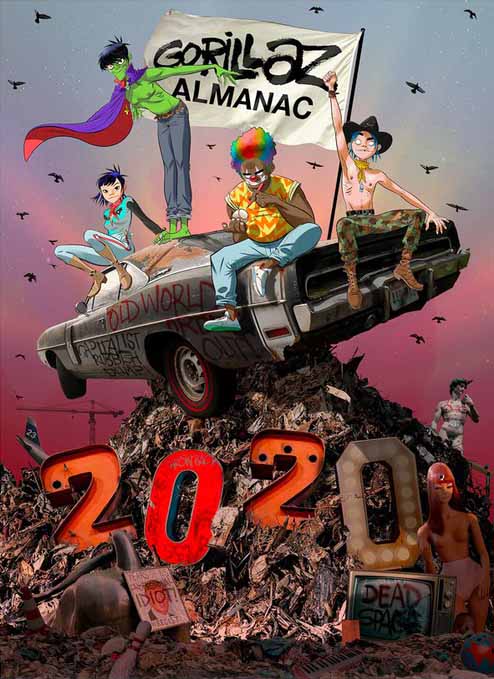 GORILLAZ ALMANAC HC