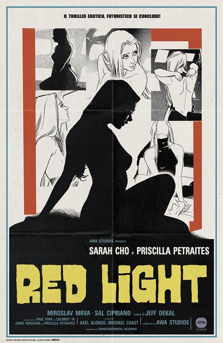 RED LIGHT #4 (OF 4) CVR C CHRIS FERGUSON & PRISCILLA PETRAITES EROTIC FILM HOMAGE VAR (MR) (26 Jun Release)