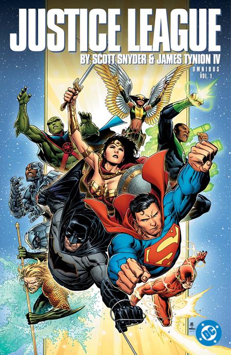 JUSTICE LEAGUE BY SCOTT SNYDER AND JAMES TYNION IV OMNIBUS HC VOL 01 (08 Apr Release)