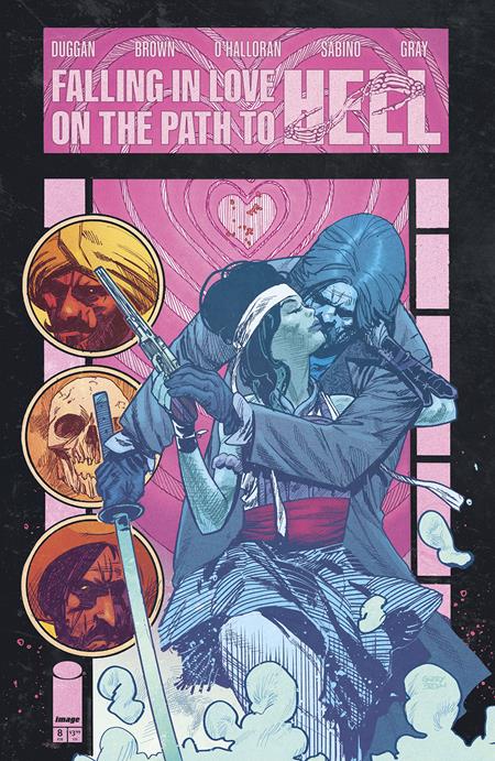 FALLING IN LOVE ON THE PATH TO HELL #8 CVR A GARRY BROWN