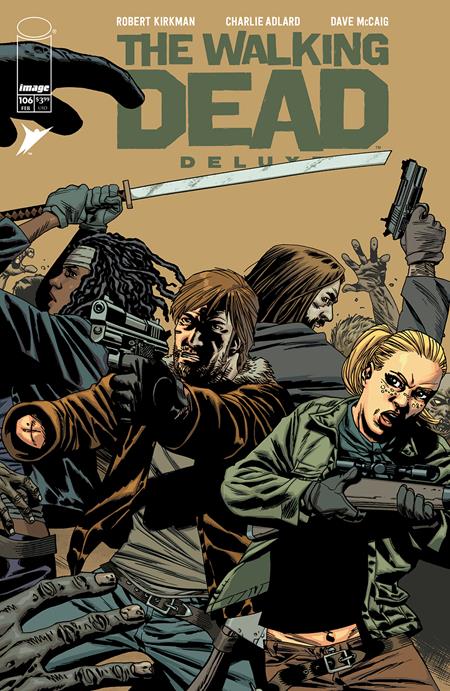 WALKING DEAD DELUXE #106 CVR B CHARLIE ADLARD & DAVE MCCAIG VAR