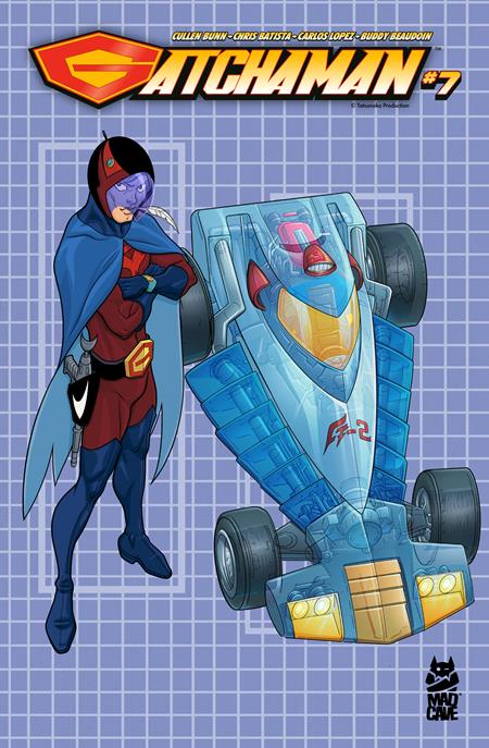 GATCHAMAN #7 CVR B CHRIS BATISTA BLUEPRINT JOE AND G-2 VAR (26 Feb Release) - Comicbookeroo