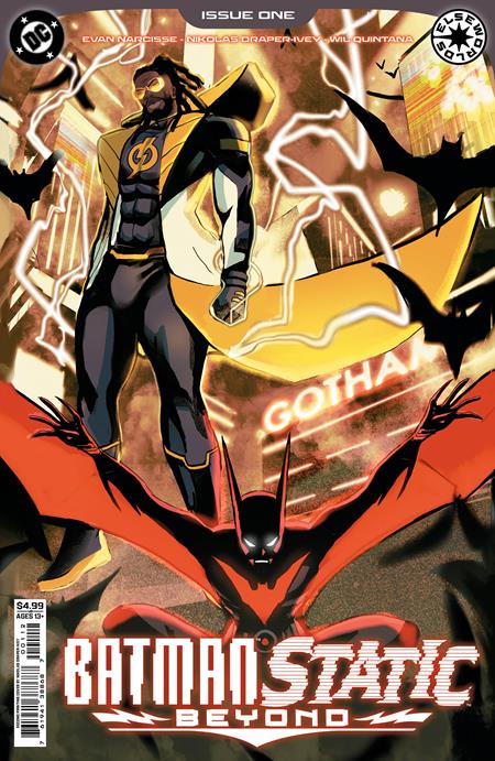 BATMAN STATIC BEYOND #1 (OF 6) Second Printing Cvr A Nikolas Draper-Ivey (Backorder, Allow 4-5 Weeks)
