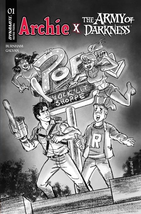 ARCHIE X ARMY OF DARKNESS #1 CVR J INC 1:10 BILL GALVAN PENCILS VAR (04 Feb Release)