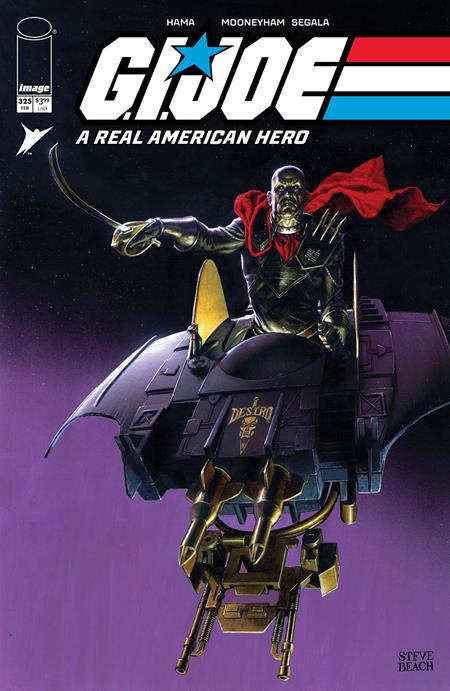 GI JOE A REAL AMERICAN HERO #325 CVR C INC 1:10 STEVE BEACH GEARS OF JOE VAR (11 Feb Release)