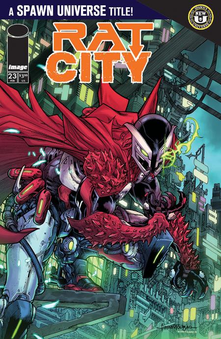 SPAWN RAT CITY #23 CVR A HARVEY TOLIBAO (18 Mar Release)