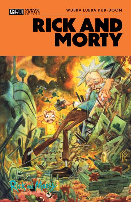 RICK AND MORTY ONI COMPACT COMICS EDITION TP WUBBA LUBBA DUB-DOOM (Backorder, Allow 4-5 Weeks)