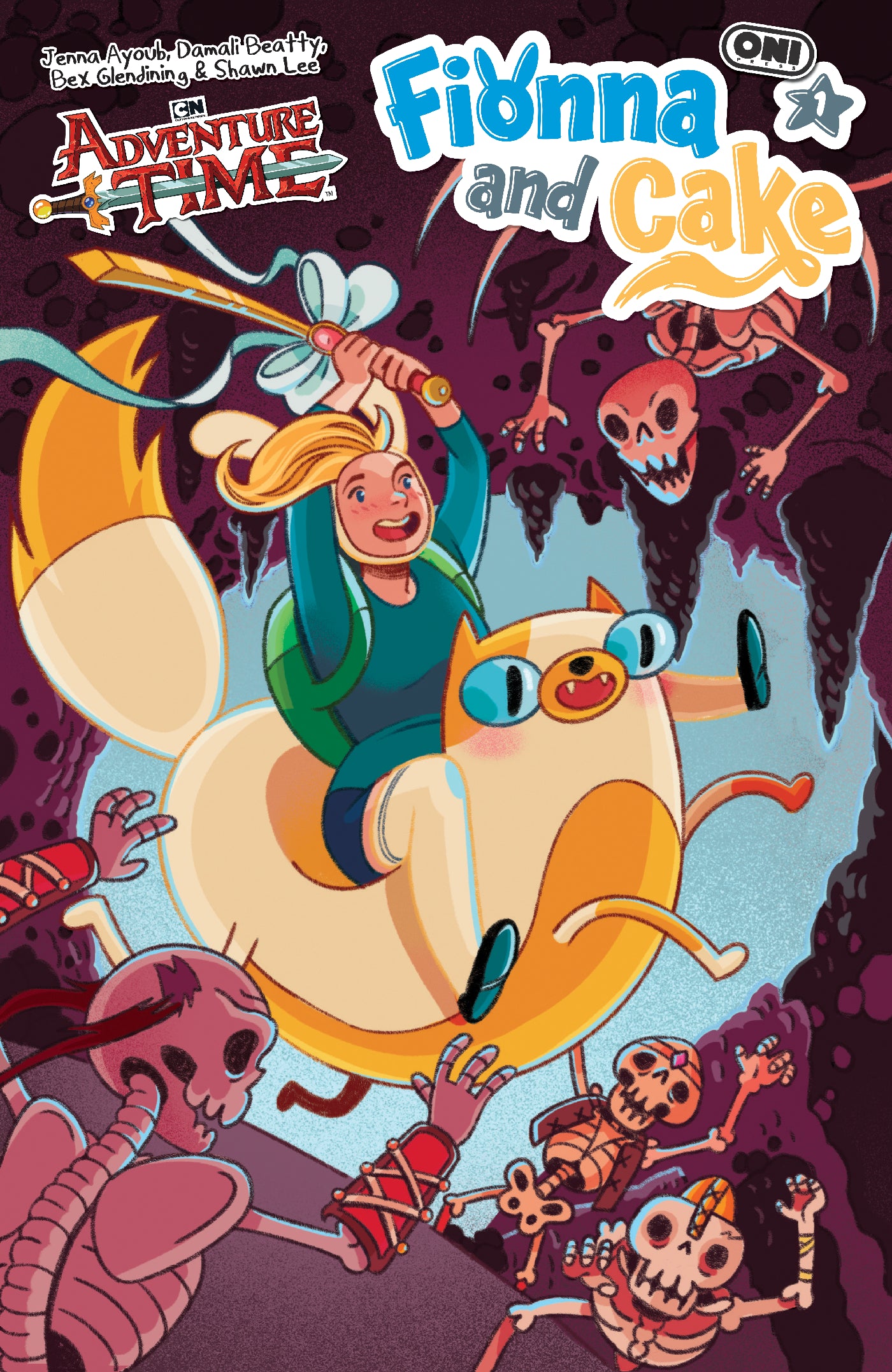 ADVENTURE TIME FIONNA & CAKE #1 COVER B NICOLE GOUX VAR (13 Jan Release)