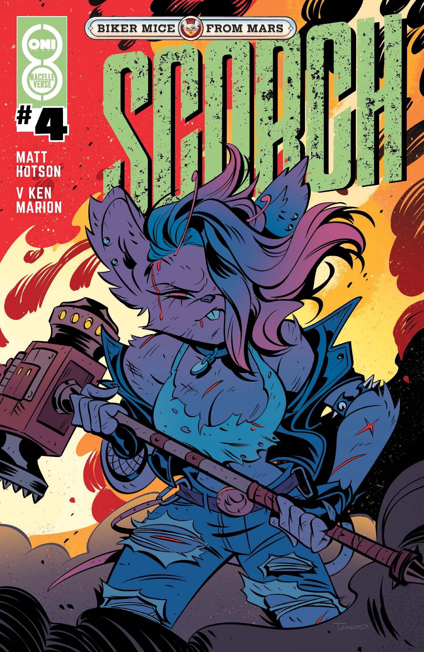 BIKER MICE FROM MARS SCORCH #4 COVER A TANGO | ONI PRESS | Comicbookeroo