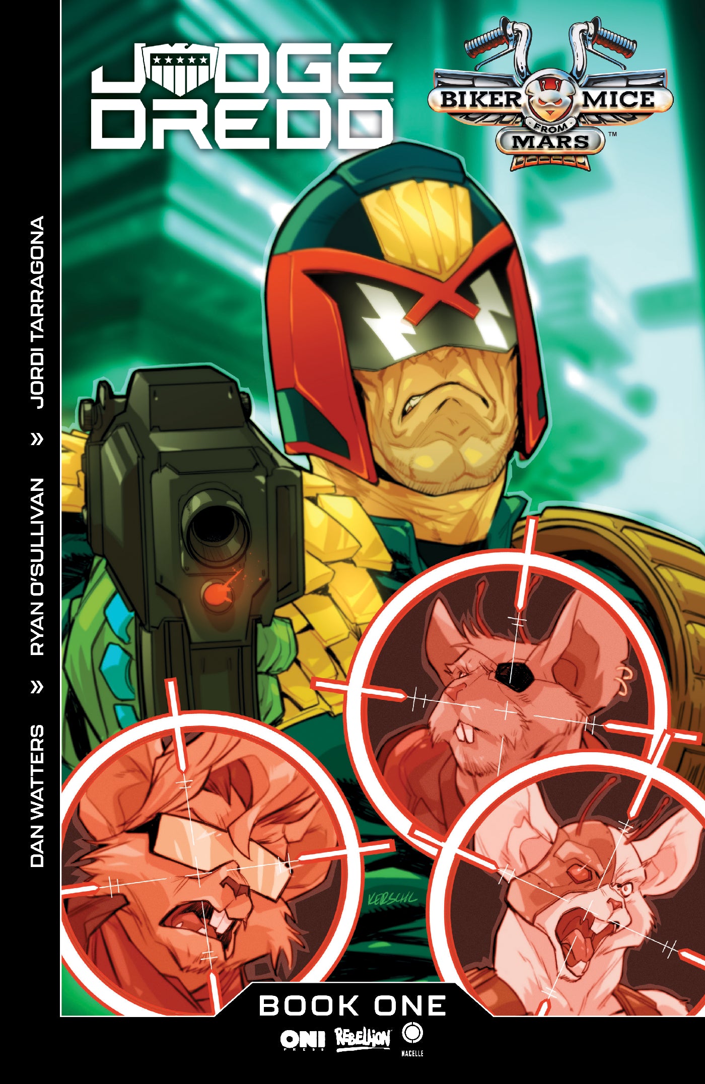 JUDGE DREDD/BIKER MICE FROM MARS #1 COVER B KARL KERSCHL VAR (02 Dec Release)