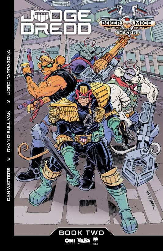 JUDGE DREDD/BIKER MICE FROM MARS #2 COVER C ANDREW KRAHNKE VAR | ONI PRESS | Comicbookeroo
