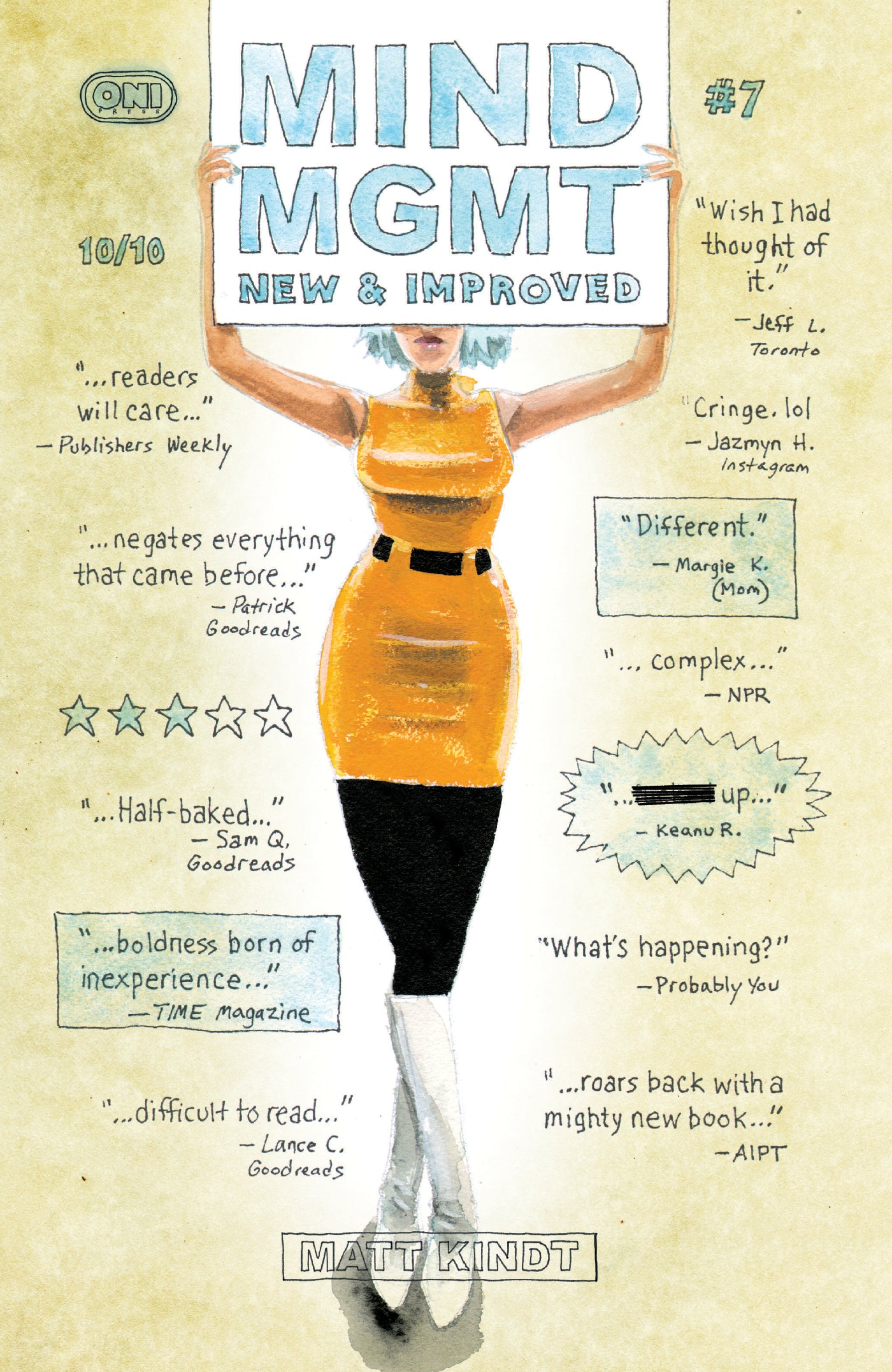 MIND MGMT NEW & IMPROVED #7 COVER A MATT KINDT | ONI PRESS | Comicbookeroo