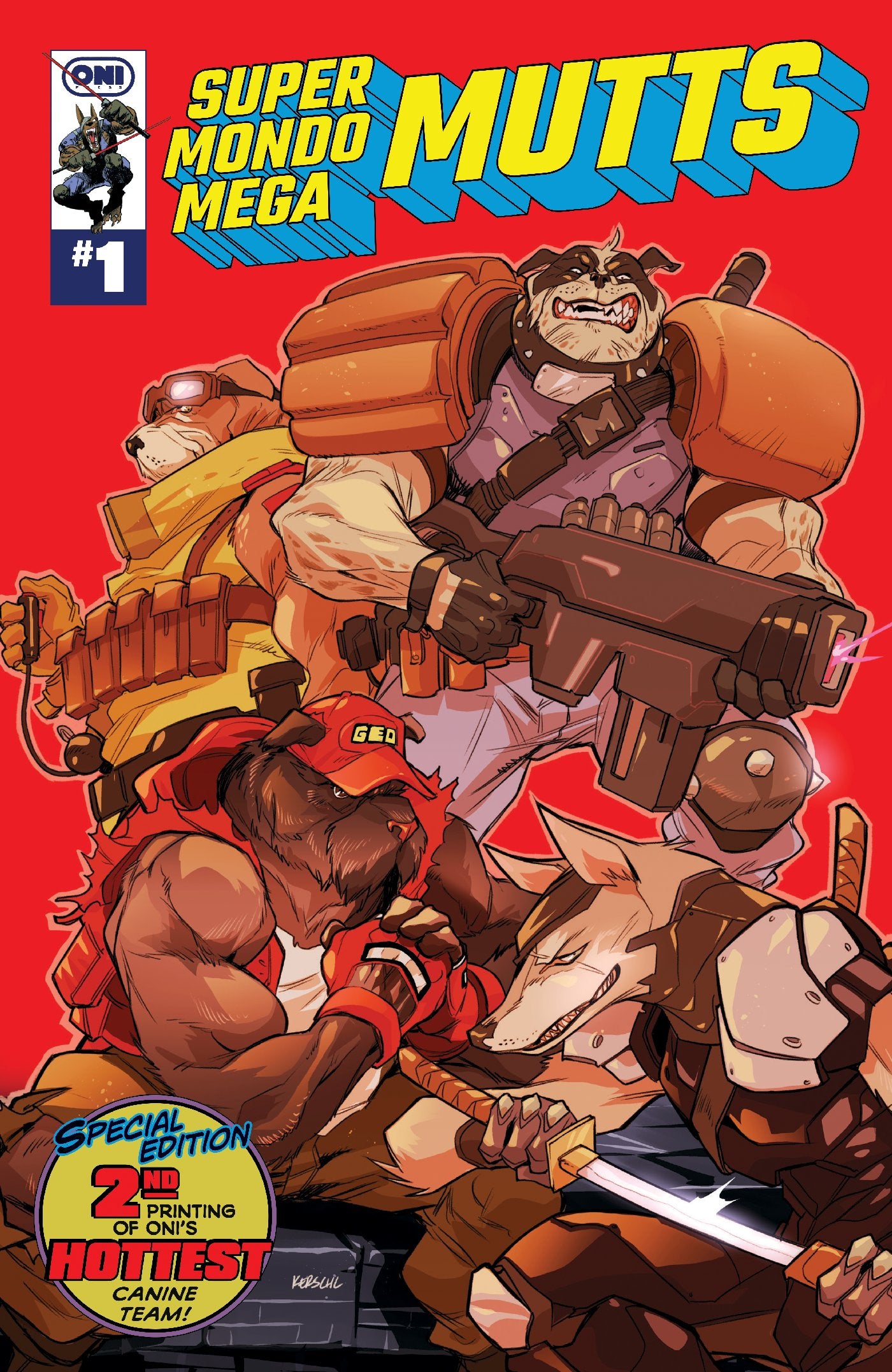 SUPER MONDO MEGA MUTTS #1 2ND PTG