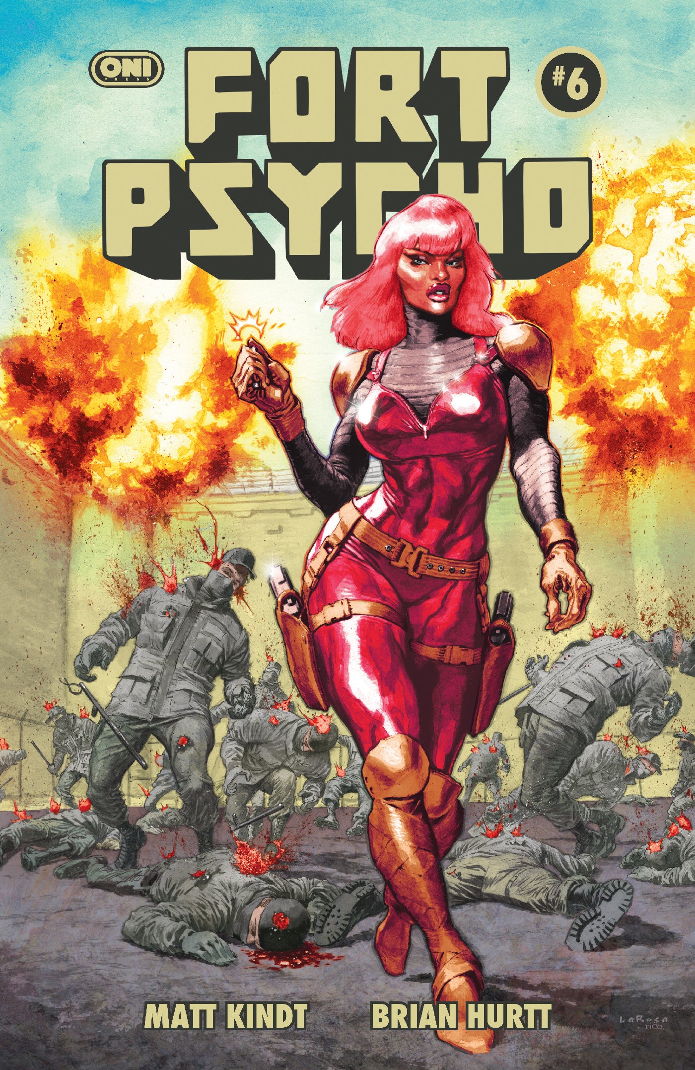 FORT PSYCHO #6 COVER B LEWIS LAROSA VAR | ONI PRESS | Comicbookeroo