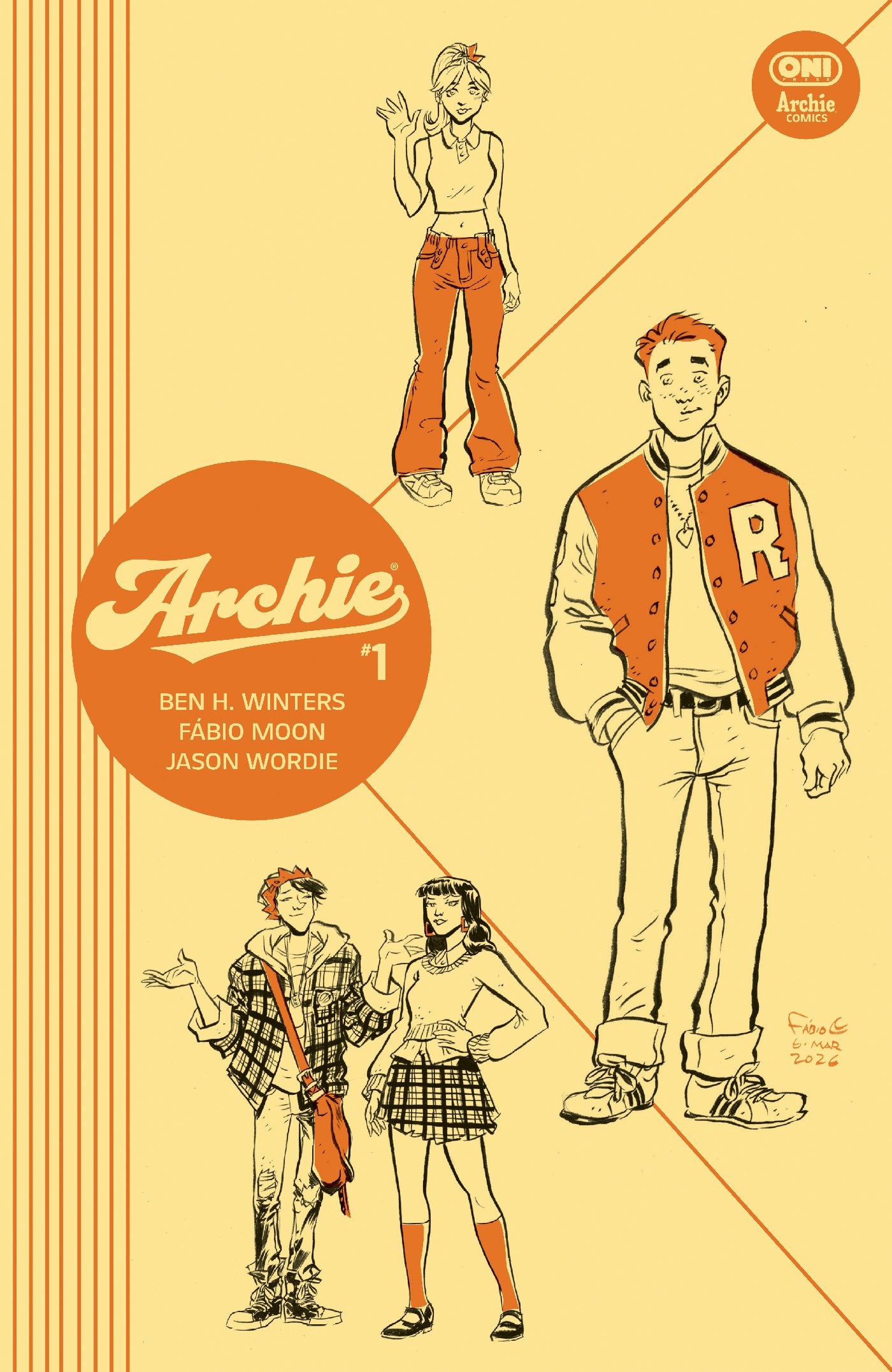 ARCHIE #1 COVER V FÁBIO MOON LOCAL COMIC SHOP DAY VAR