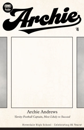 ARCHIE #4 COVER F RIVERDALE YEARBOOK BLANK SKETCH VAR