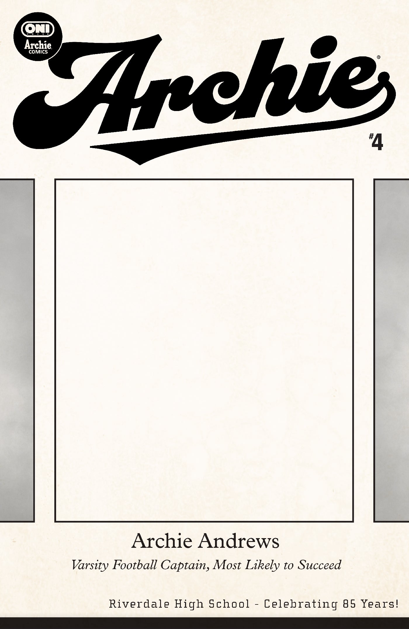 ARCHIE #4 COVER F RIVERDALE YEARBOOK BLANK SKETCH VAR (30 Dec Release)