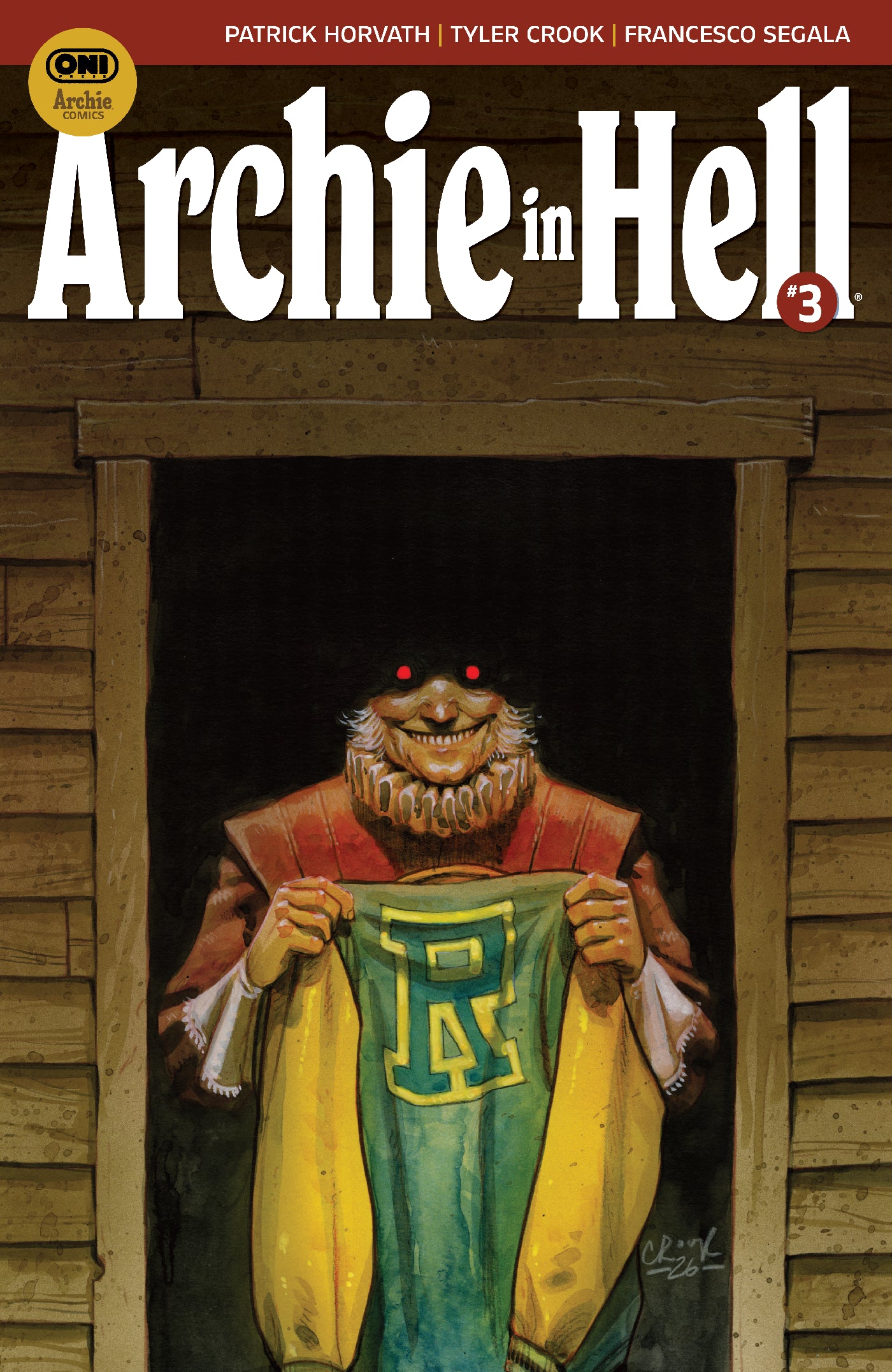 ARCHIE IN HELL #3 COVER A TYLER CROOK | ONI PRESS | Comicbookeroo