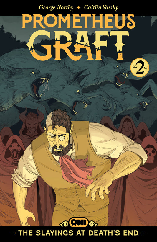 PROMETHEUS GRAFT: THE SLAYINGS AT DEATH'S END #2 COVER A CAITLIN YARSKY | ONI PRESS | Comicbookeroo