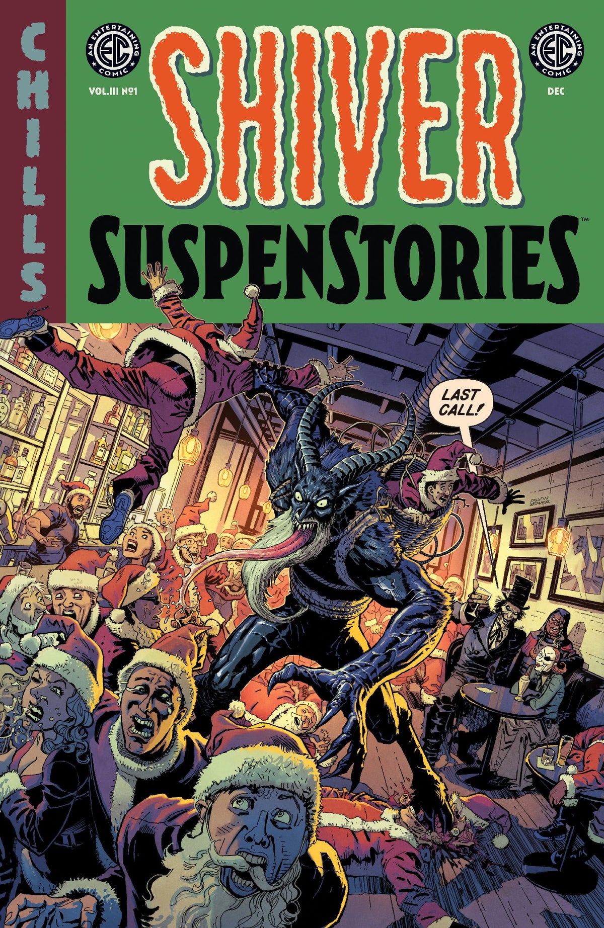 EC SHIVER SUSPENSTORIES 3 #1 COVER A DUSTIN WEAVER