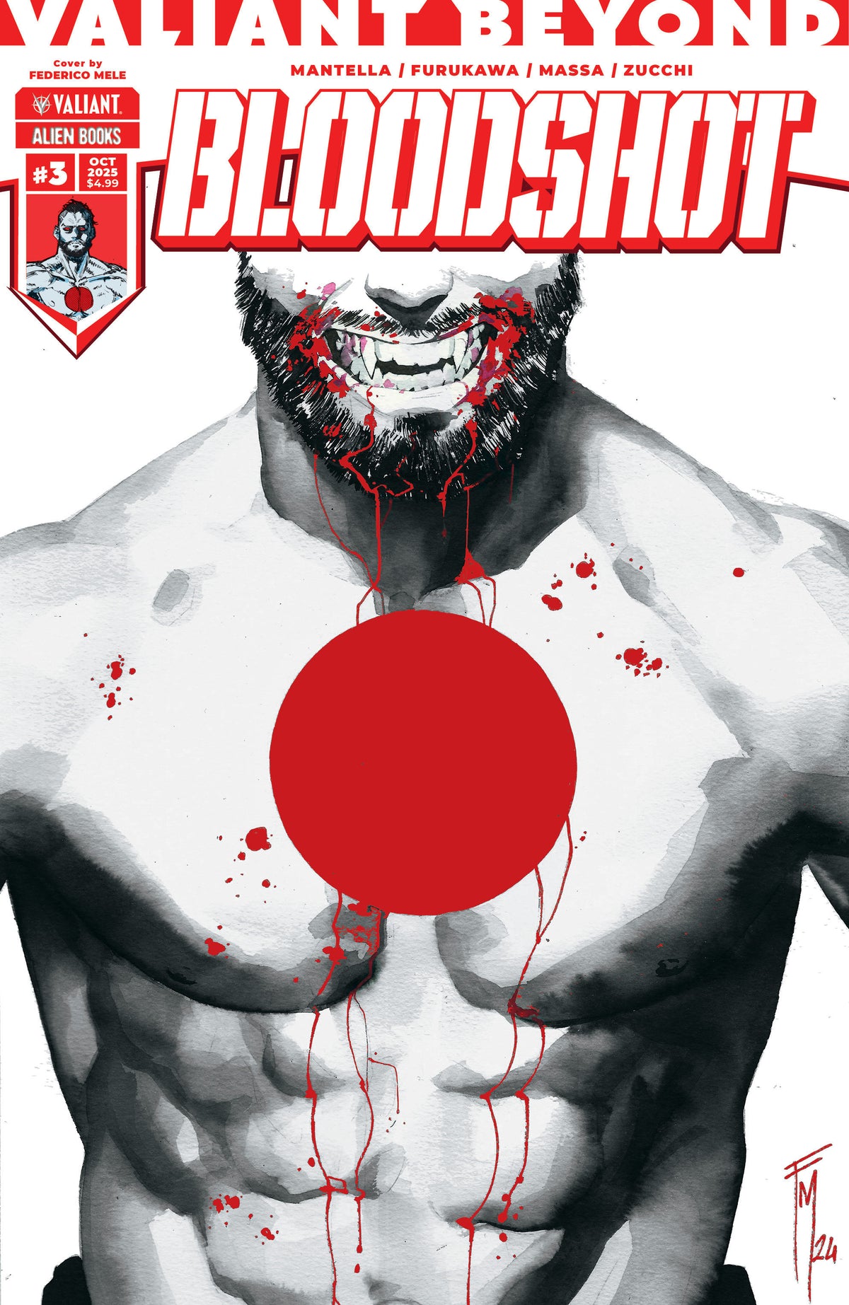 VALIANT BEYOND BLOODSHOT #3 CVR B MELE (MR) (Backorder, Allow 4-5 Weeks)