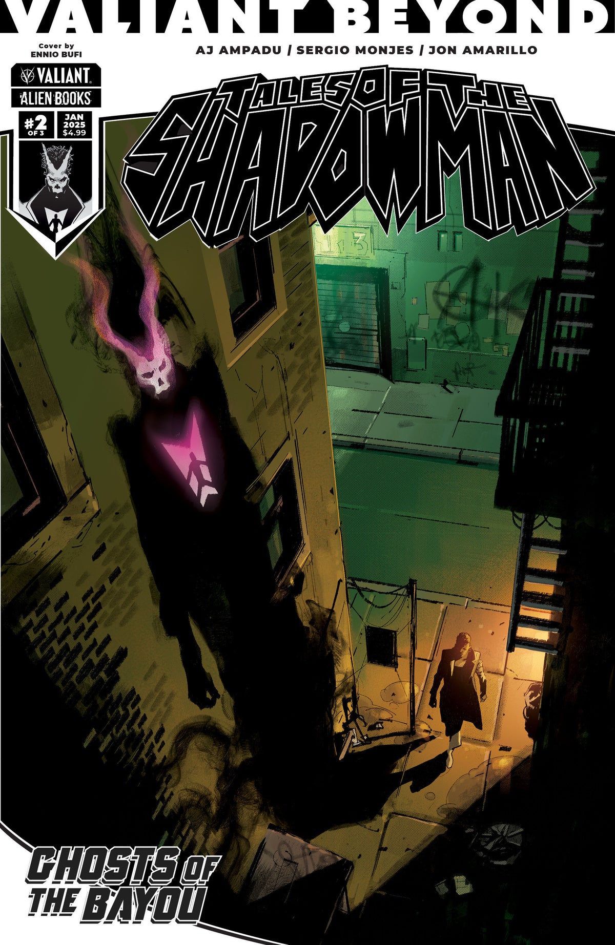 VALIANT BEYOND TALES SHADOWMAN #5--GHOSTS OF THE BAYOU #2 VAR B (BUFI) (Backorder, Allow 4-5 Weeks)