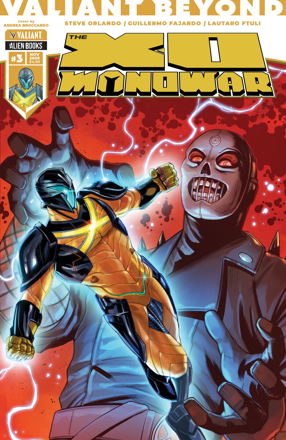 VALIANT BEYOND X-O MANOWAR #3 (OF 4) VAR B (BROCCARDO) (Backorder, Allow 4-5 Weeks)