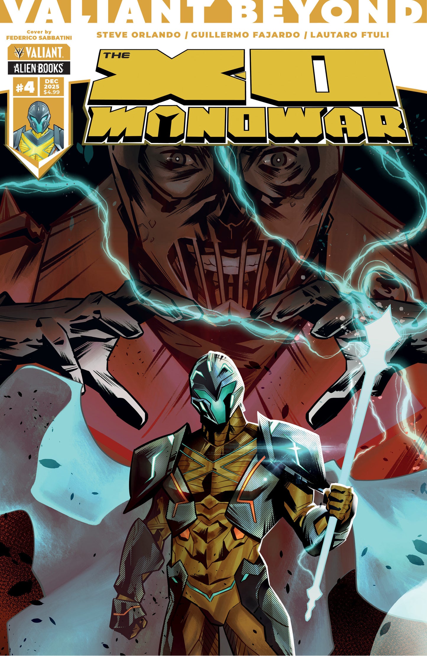 VALIANT BEYOND X-O MANOWAR #4 (OF 4) (OF 4) COVER A (SABBATINI) (Backorder, Allow 4-5 Weeks)