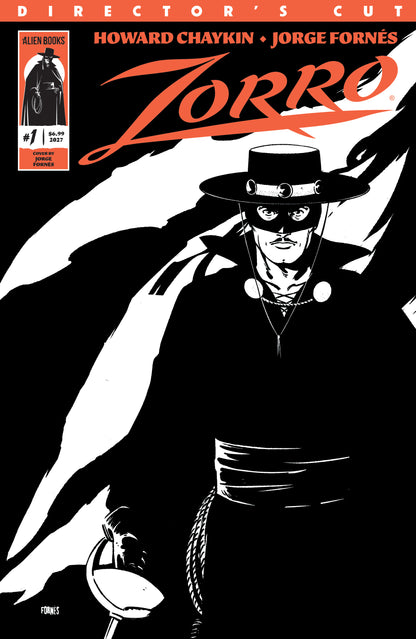ZORRO DIRECTORS CUT #1 COVER A (FORNÉS) (03 Feb Release)