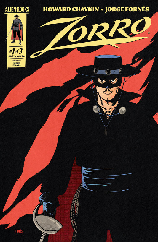 ZORRO #1 COVER A (FORNÉS) (Backorder, Allow 4-5 Weeks)