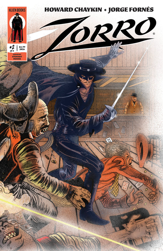 ZORRO #2 COVER A (MOORE WRAPAROUND VAR) (Backorder, Allow 4-5 Weeks)