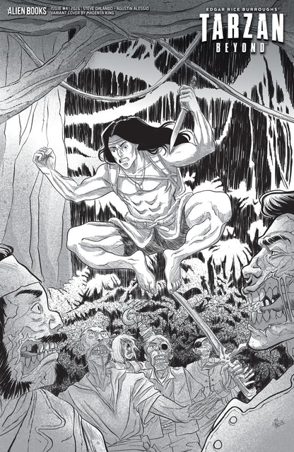TARZAN BEYOND #4 VAR D (KING B&W) (16 Dec Release)