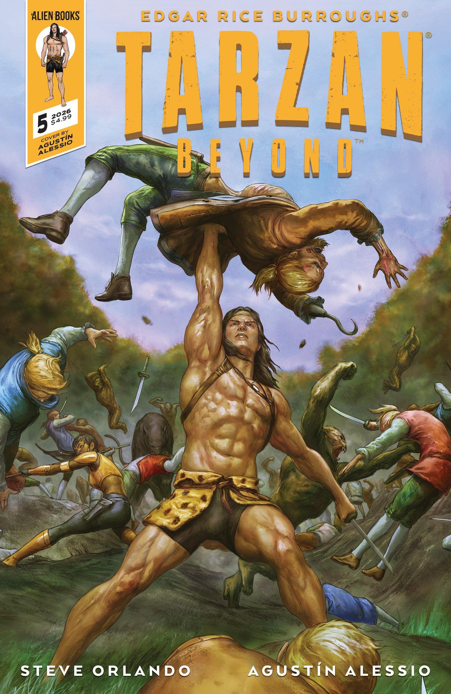 TARZAN BEYOND #5 COVER A (ALESSIO) | IDW PUBLISHING | Comicbookeroo