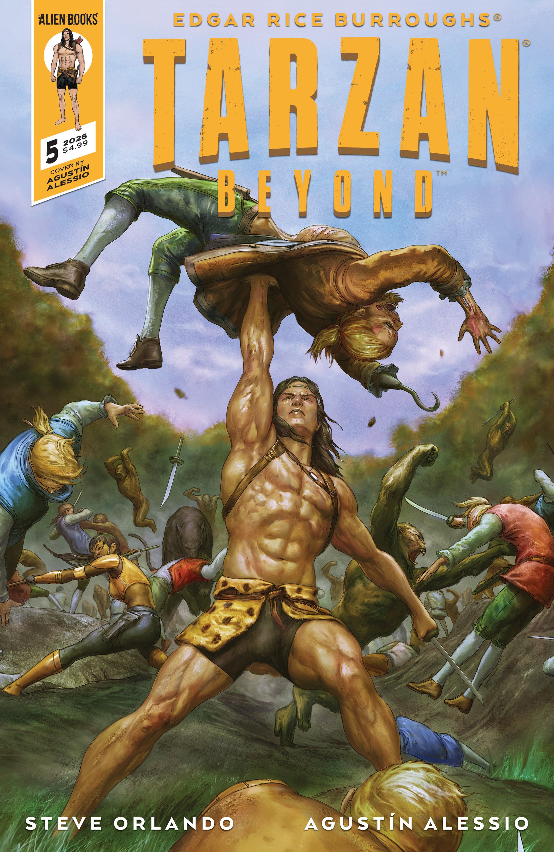 TARZAN BEYOND #5 COVER A (ALESSIO) | IDW PUBLISHING | Comicbookeroo