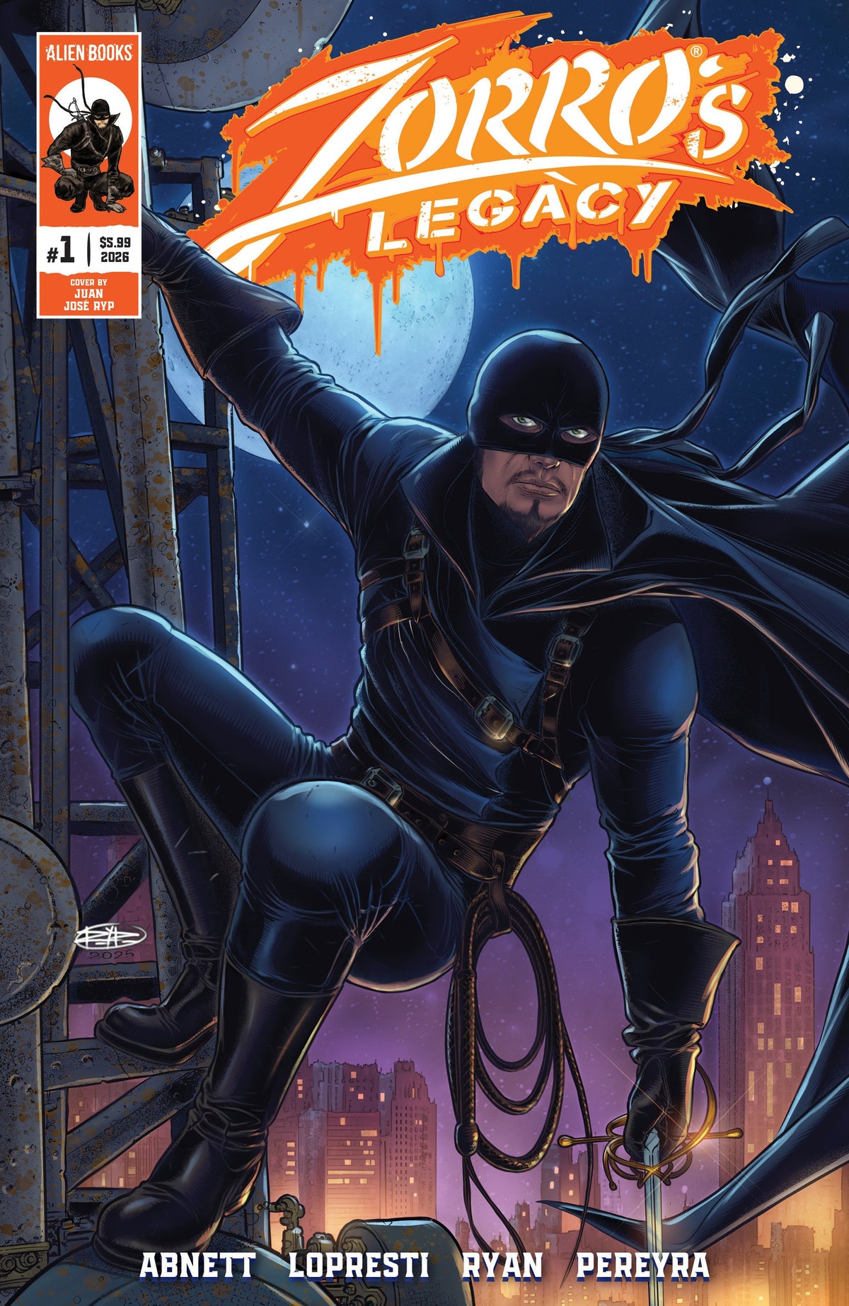 ZORRO'S LEGACY #1 VAR B (RYP) (Backorder, Allow 4-5 Weeks)